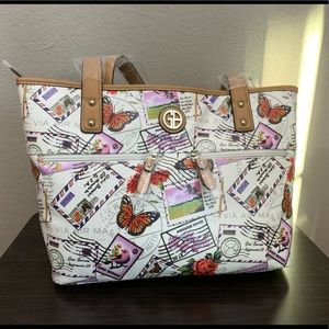 Giani Bernini Canvas postcard tote